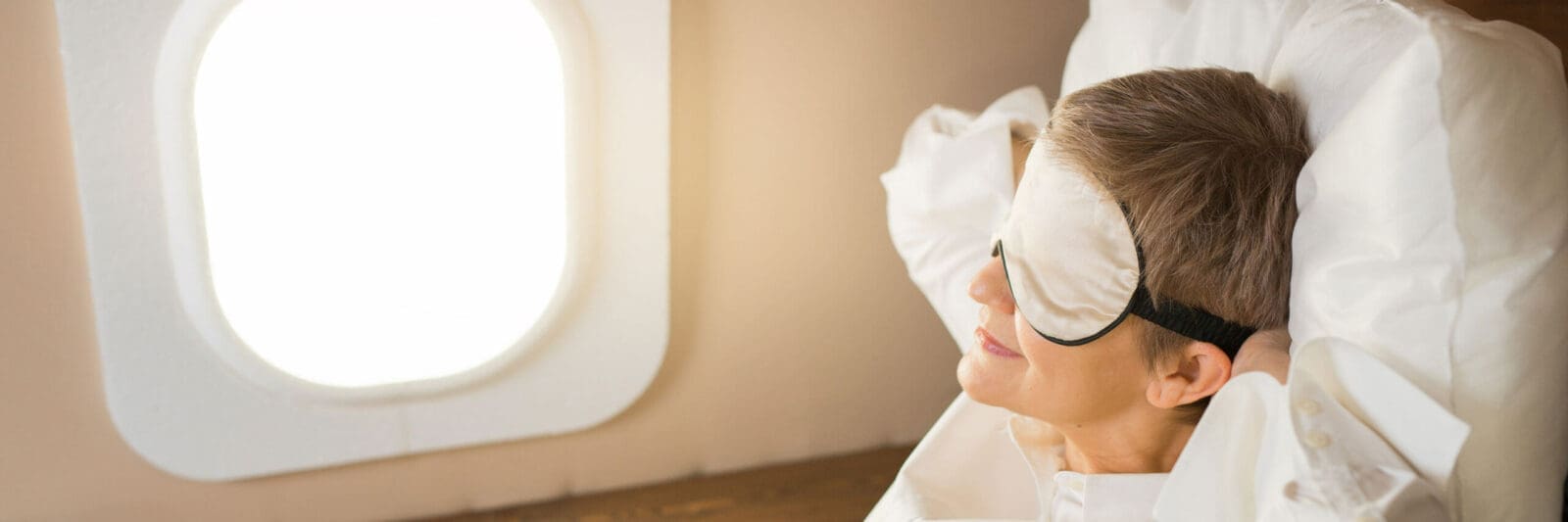 latex mattress sleep blog header banner jet lag
