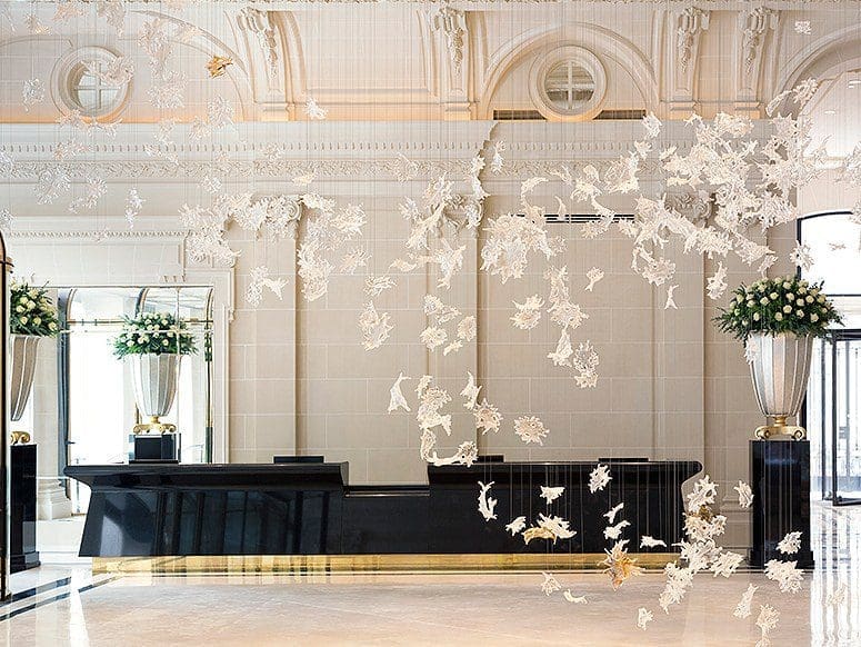 peninsula paris hotel lobby