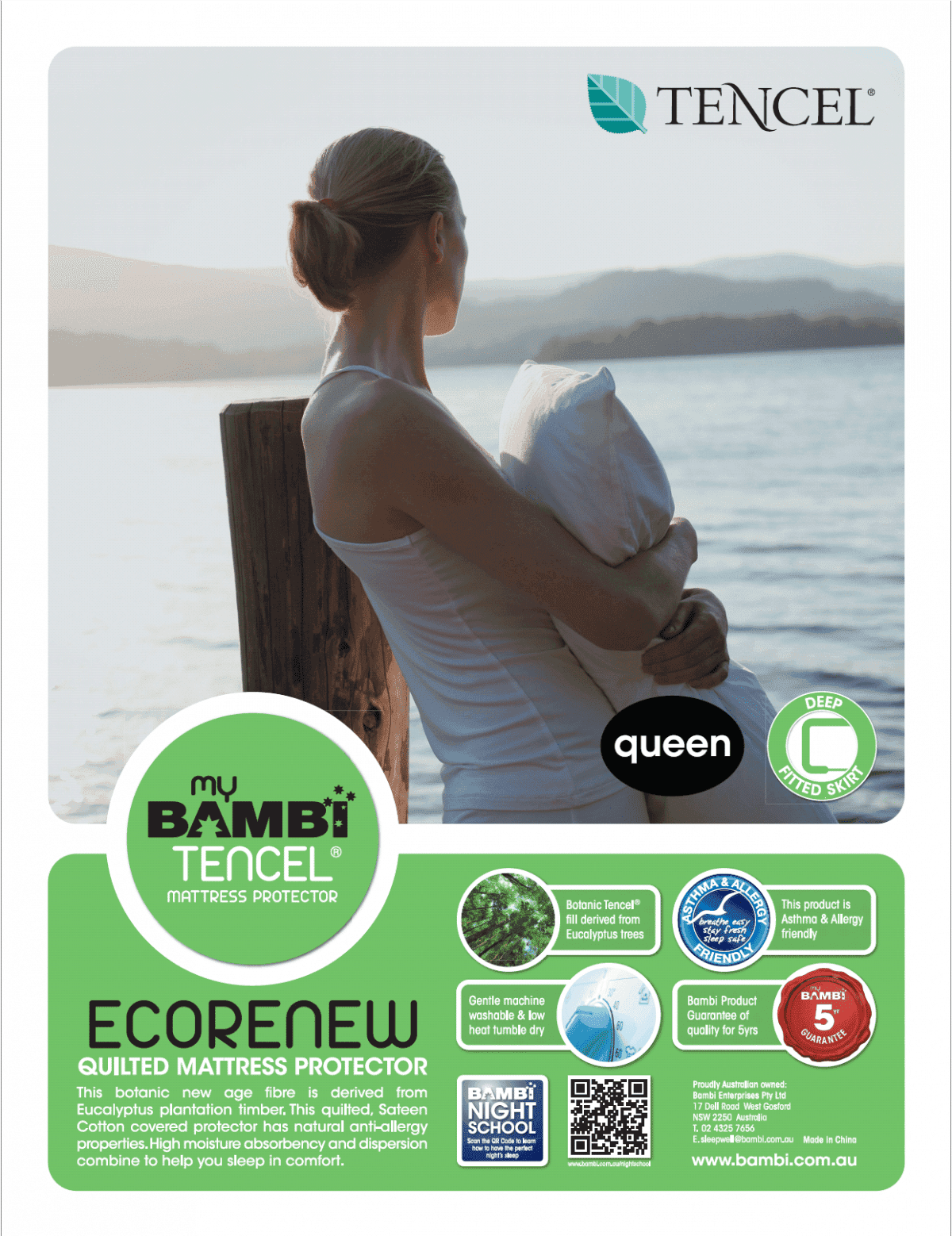 Standard Tencel Mattress Protector - Image 2