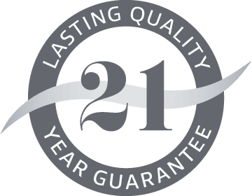 21-year Guarantee Lasting Quality