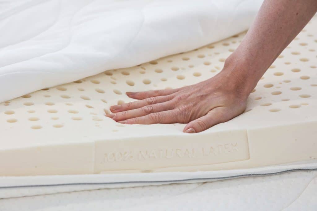 Latex mattress topper