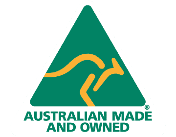Australian Made and Owned certification logo