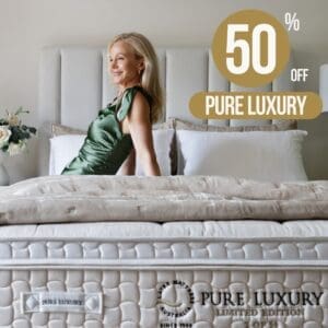 50% off Pure Luxury Latex Mattress