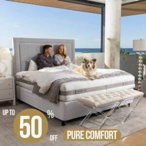 50% off Pure Comfort Latex Mattress